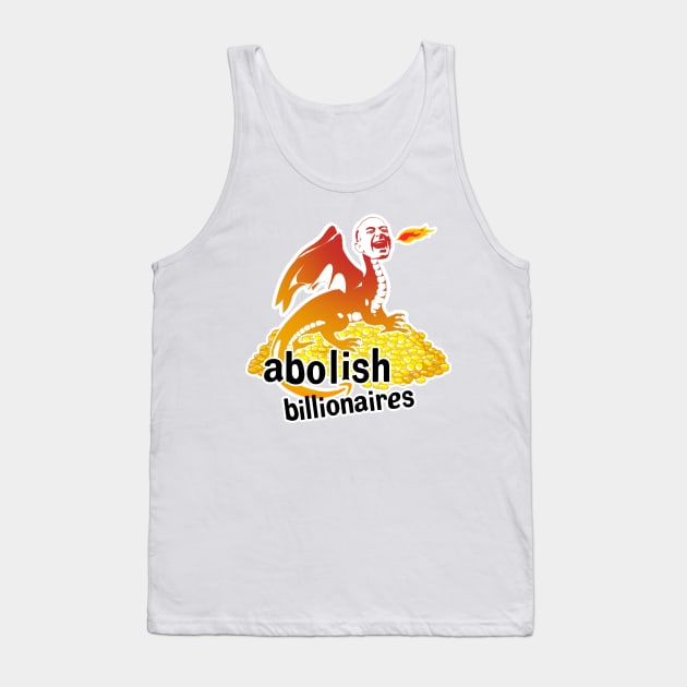 Jeff Bezos "Abolish Billionaires" Tank Top by Taversia